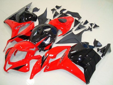 Carénage Moto Honda CBR600RR 2009-2012 - Rouge Noir Brillant Abordables