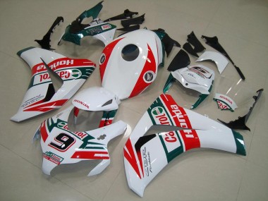 Carénages Moto Honda CBR1000RR 2008-2011 - Blanc Rouge Vert Foncé Castrol No 9 Abordables