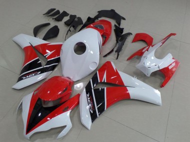 Kits Carénages Moto Honda CBR1000RR 2008-2011 - Blanc Rouge Noir Brillant Abordables