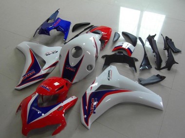 Carénage Moto Honda CBR1000RR 2008-2011 - Blanc Rouge Bleu HRC Abordables