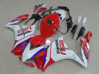 Carénages Moto Honda CBR1000RR 2012-2016 - Blanc Rouge Bleu Honda Asia Abordables