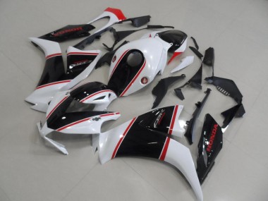 Carénage Moto Honda CBR1000RR 2012-2016 - Blanc Rouge Noir Brillant Bande Abordables