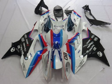 Carénages Moto BMW S1000RR 2015-2016 - Blanc Rouge Bleu Noir Brillant Motorrad Abordables