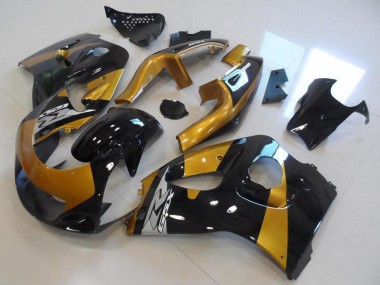 Carénages Moto Suzuki GSXR 600 1996-2000 - Or Noir Abordables