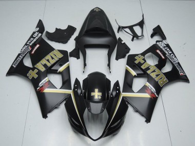 Carénages Moto Suzuki GSXR 1000 2003-2004 - Noir Mat Rizla Abordables