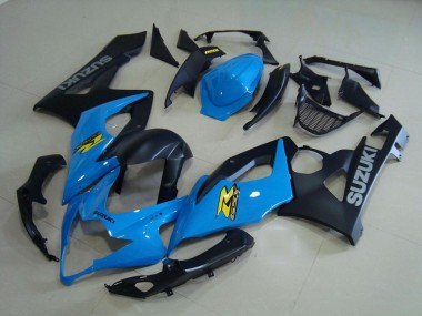 Carénages Moto Suzuki GSXR 1000 2005-2006 - Bleu Noir Jaune Abordables
