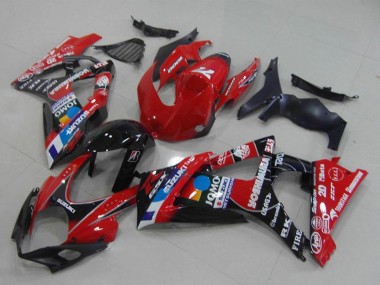 Carénages Moto Suzuki GSXR 1000 2007-2008 - Rouge Noir Bleu Blanc JOMO Abordables