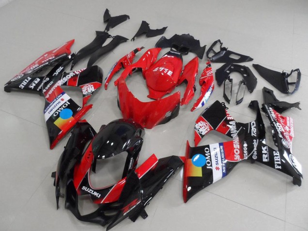 Carénages Moto Suzuki GSXR 1000 2009-2016 - Rouge Bleu Jaune Noir JOMO