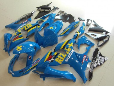 Carénages Moto Suzuki GSXR 1000 2009-2016 - Bleu Jaune Rizla Hopper Motul Abordables