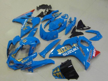 Carénages Moto Suzuki GSXR 1000 2009-2016 - Bleu Or Rizla Motul Abordables