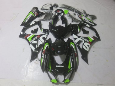 Carénages Moto Suzuki GSXR 1000 2017-2024 - Noir Brillant Vert Blanc Abordables