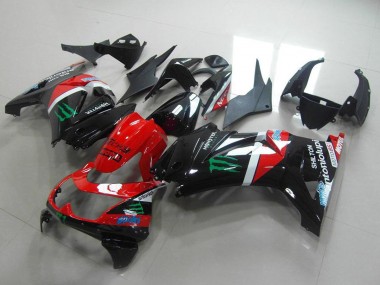 Carénages Moto Kawasaki ZX250R 2008-2012 - Noir Brillant Rouge Blanc Vert Monstre Motul Abordables