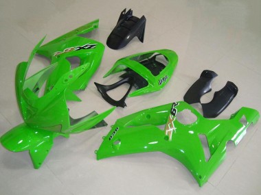 Carénages Moto Kawasaki ZX6R 2003-2004 - Vert Abordables