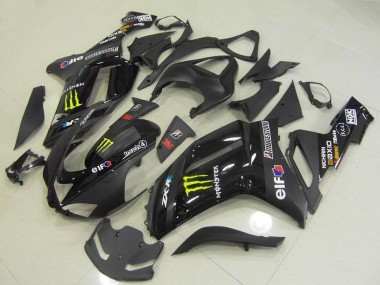 Carénages Moto Kawasaki ZX6R 2007-2008 - Noir Monstre Abordables