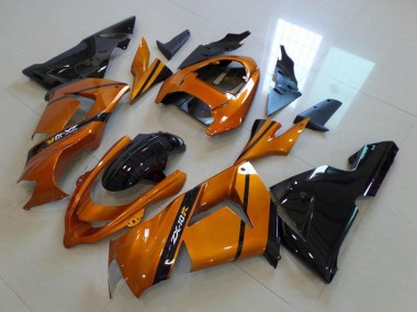 Carénages Moto Kawasaki ZX10R 2004-2005 - Or Noir Abordables