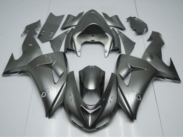 Carénages Moto Kawasaki ZX10R 2006-2007 - Gris Brillant