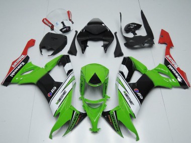 Carénages Moto Kawasaki ZX10R 2008-2010 - Vert Blanc Noir Rouge Elf Motorrad Abordables