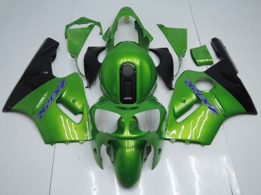 Carénages Moto Kawasaki ZX12R 2000-2001 - Vert Noir Bleu Abordables