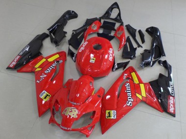 Carénages Moto Aprilia RS125 2006-2011 - Rouge Noir Jaune Abordables