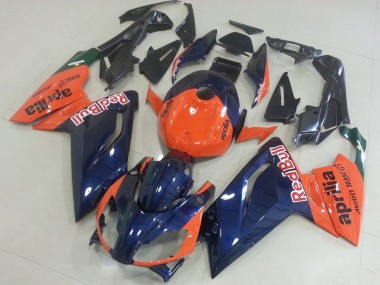 Carénages Moto Aprilia RS125 2006-2011 - Orange Bleu Foncé Abordables