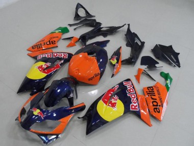 Carénages Moto Aprilia RS125 2006-2011 - Orange Rouge Jaune Bleu Foncé Red Bull Abordables