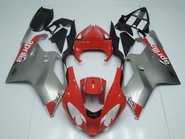 Carénages Moto Aprilia RSV1000 2003-2006 - Rouge Gris Noir Abordables