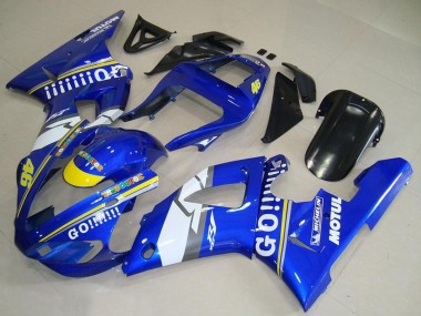 Carénages Moto Yamaha YZF R1 2000-2001 - Bleu Blanc Jaune Motul 46 Abordables