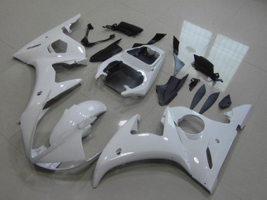 Carénages Moto Yamaha YZF R6 2003-2004 - Blanc Brillant Abordables
