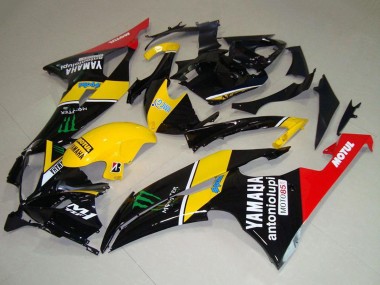Carénages Moto Yamaha YZF R6 2008-2016 - Jaune Rouge Noir Brillant Vert Monstre Motul Abordables