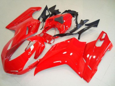 Carénages Moto Ducati 848 1098 1198 2007-2014 - Rouge Abordables