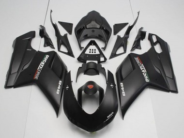 Carénages Moto Ducati 848 2007-2014 - Noir Mat Corse Abordables