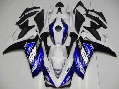 Carénages Moto Yamaha YZF R3 2015-2018 - Blanc Bleu Noir Yamalube Abordables