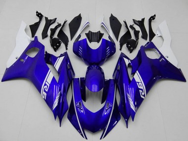 Carénages Moto Yamaha YZF R6 2017-2023 - Blanc Bleu Abordables