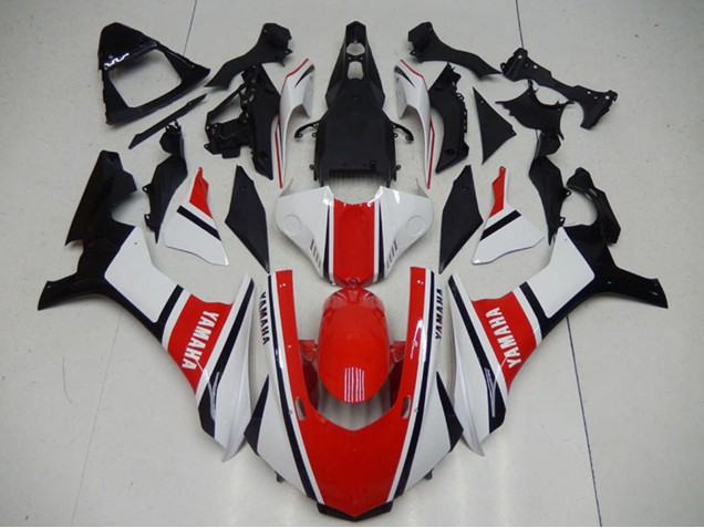 Carénages Moto Yamaha YZF R1 2015-2019 - Blanc Rouge Noir