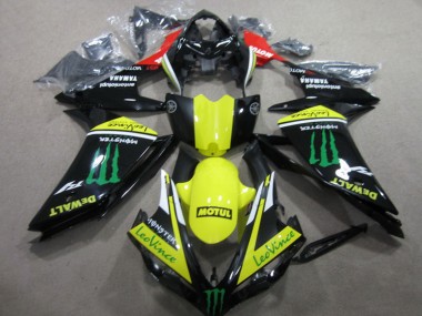 Carénages Moto Yamaha YZF R1 2007-2008 - Rouge Jaune Noir Vert Monstre Motul Leovince Abordables