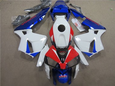 Kits Carénage Moto ABS Honda CBR600RR 2005-2006 - Blanc Rouge Bleu HRC Abordables