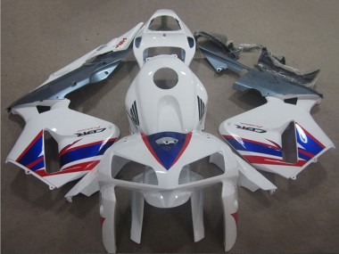 Carénages Moto Honda CBR600RR 2005-2006 - Blanc Bleu Rouge Argent Abordables