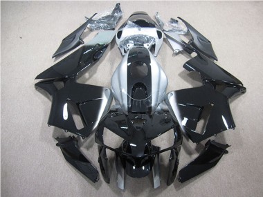 Carénage Moto Honda CBR600RR 2005-2006 - Noir Brillant Argent Abordables
