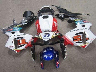Carénages Moto Honda CBR600RR 2005-2006 - Blanc Rouge Noir Bleu 27 Abordables