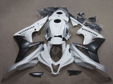 Kits Carénage Moto ABS Honda CBR600RR 2007-2008 - Blanc Noir Mat Abordables