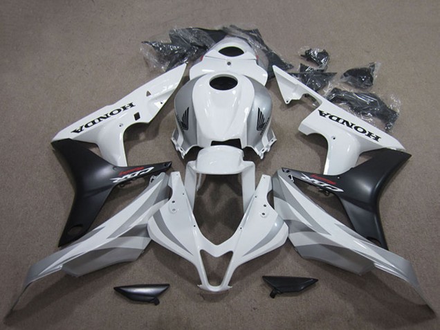 Kits Carénage Moto ABS Honda CBR600RR 2007-2008 - Blanc Noir Mat
