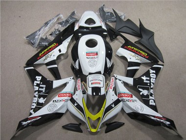 Carénages Moto Honda CBR600RR 2007-2008 - Blanc Or Noir Brillant PlayBoy HRC Abordables