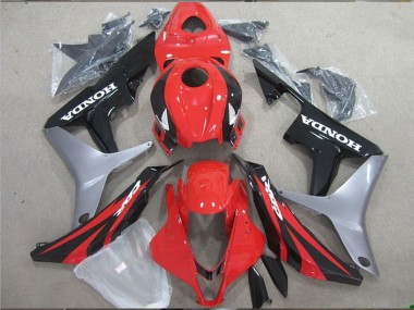 Carénage Moto Honda CBR600RR 2007-2008 - Argent Rouge Noir Brillant Abordables