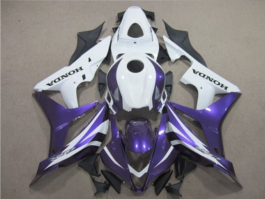 Carénages Moto Honda CBR600RR 2007-2008 - Blanc Violet Abordables