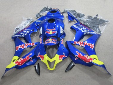 Kits Carénage Moto Honda CBR600RR 2007-2008 - Bleu Jaune Red Bull Abordables