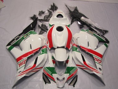 Carénage Moto Honda CBR600RR 2009-2012 - Blanc Rouge Vert Castrol Abordables