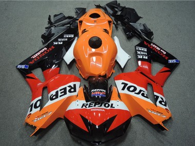 Carénages Moto Honda CBR600RR 2013-2023 - Orange Blanc Rouge Noir Brillant Repsol HRC Abordables