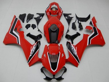 Carénage Moto Honda CBR1000RR 2017-2023 - Rouge Noir Blanc Abordables