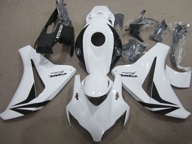 Carénages Moto Honda CBR1000RR 2008-2011 - Blanc Noir Brillant Fireblade Abordables