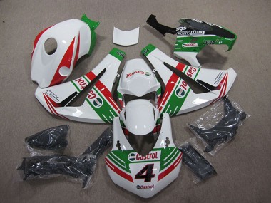 Carénages Moto Honda CBR1000RR 2008-2011 - Blanc Rouge Vert Castrol 4 Abordables